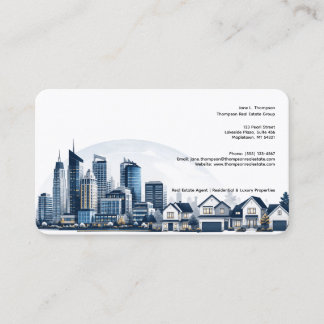 🏙️🏡 Modern Real Estate Business Card ✨💼