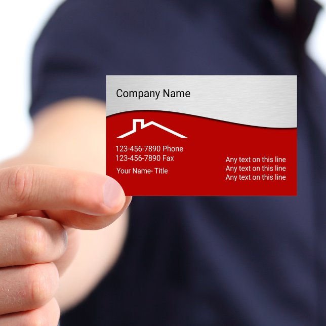 Modern Real Estate Construction Business Card (Creator Uploaded)
