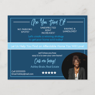 Modern Real Estate Flyer Template  Editable Rental