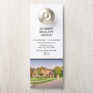 Modern Real Estate Marketing Door Hanger