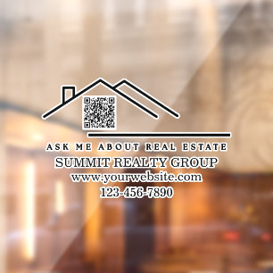 Modern Real Estate Marketing QR Code