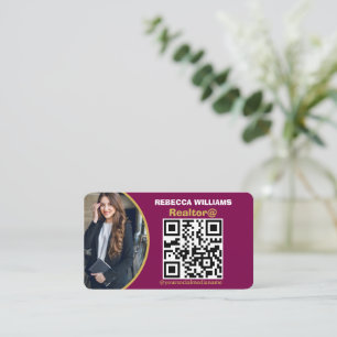 Modern Real Estate Monogram 2025 Business Card