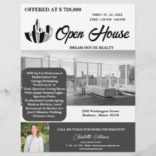 Modern  Real Estate Open House  Flyer