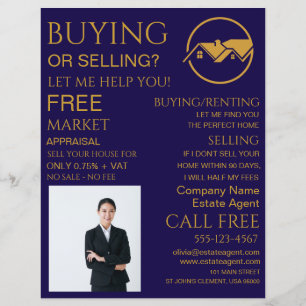 Modern Real Estate Promotional Realtor Flyer