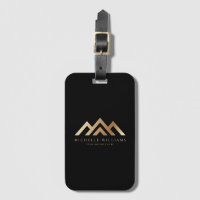 Modern Real Estate Promotional Realtor Logo Luggag
