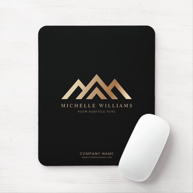 Modern Real Estate Promotional Realtor Logo Mouse Mouse Pad (With Mouse)