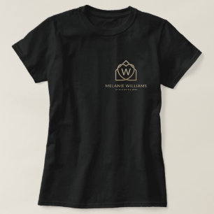Modern Real Estate Promotional Realtor Logo T-Shir T-Shirt