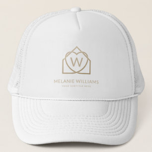 Modern Real Estate Promotional Realtor Logo Trucker Hat