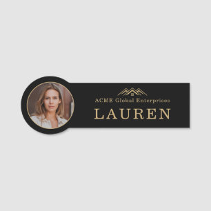 Modern Real Estate Promotional Realtor Name Tag