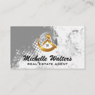 Modern Real Estate Property Texture Background Business Card
