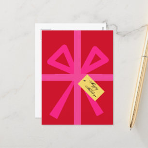 Modern Realtor Personalised Business Greetings Holiday Postcard