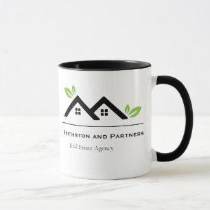 Modern Realtor Promotional Real Estate agents Mug
