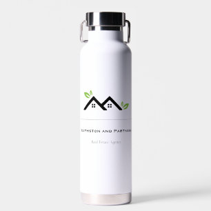 Modern Realtor Promotional Real Estate agents Water Bottle
