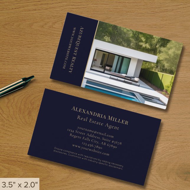 Modern Realtor Real Estate Business Card (Creator Uploaded)