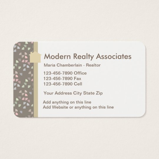 Modern Realtor Theme Business Card