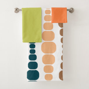Modern Rectangles Bath Towel Set