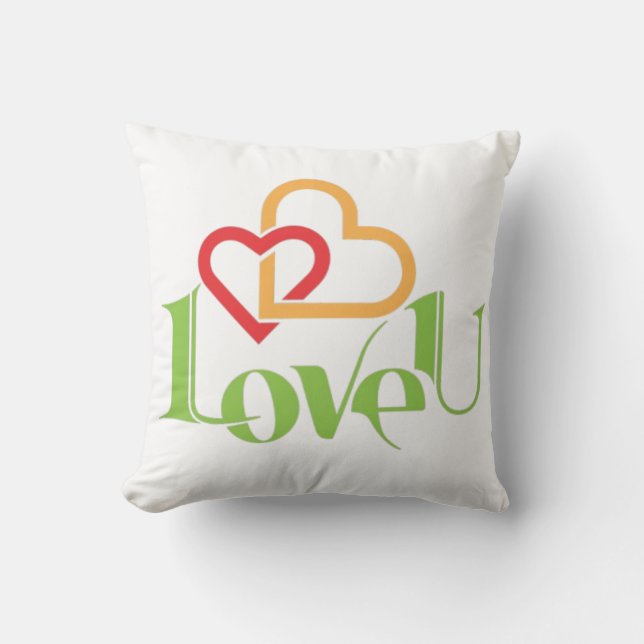 Modern Red and Blue Tartan Plaid Throw Pillow  (Front)