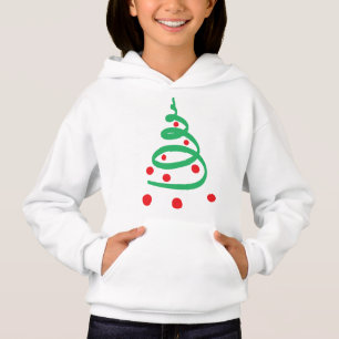 Modern Red and Green Christmas Tree