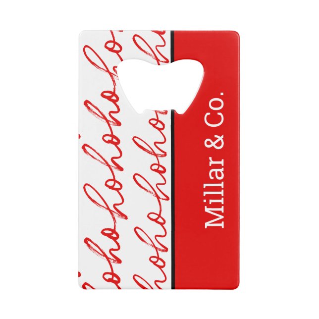 Modern Red and white Text Christmas Pattern  (Front)