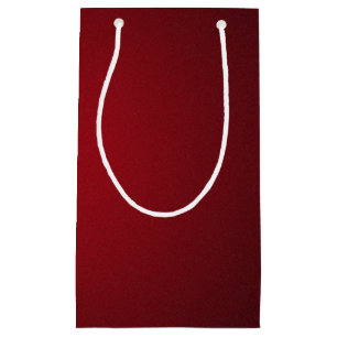 Modern Red-Black Grainy Vignette Small Gift Bag