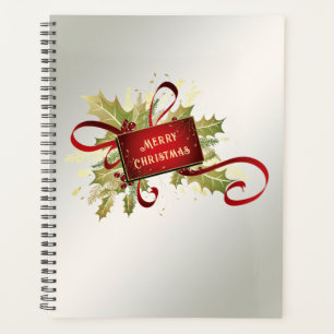 Modern Red Christmas Holiday Planner