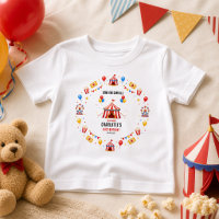 Modern Red Circus Ticket 1st Birthday | Any Gender