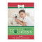 Modern Red Green Puppy Dog Theme Happy Holidays