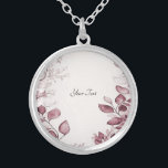 Modern Red Leaves Necklace<br><div class="desc">Beautiful Modern Red Leaves Necklace</div>