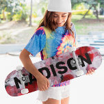 Modern Red White Abstract Custom Personalised Name Skateboard<br><div class="desc">Modern Red White Abstract Custom Personalised Name Skateboard features your personalised name in modern typography on an abstract red and white background. Personalise by editing the text in the text box provided. Give a custom made gift, personalised skateboard to your favourite skateboarder for Christmas, birthday or your BFF. Designed by...</div>