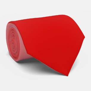 Modern Red & White Gradient Abstract Neck Tie