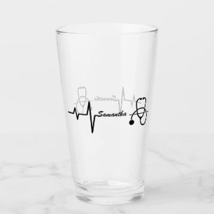 Modern Registered Nurse Graduation Gift Glass