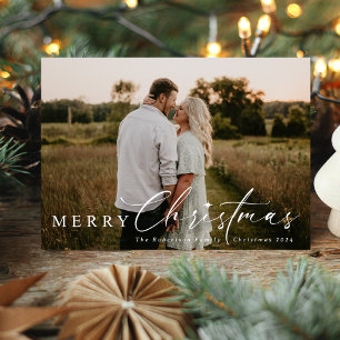 Modern Religious Christmas Star  Holiday Card