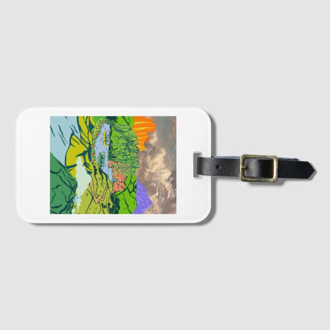Modern Renaissance  Luggage Tag (Front Horizontal)