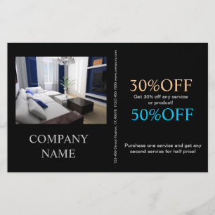 Modern Renovation Handyman Carpentry Construction Flyer