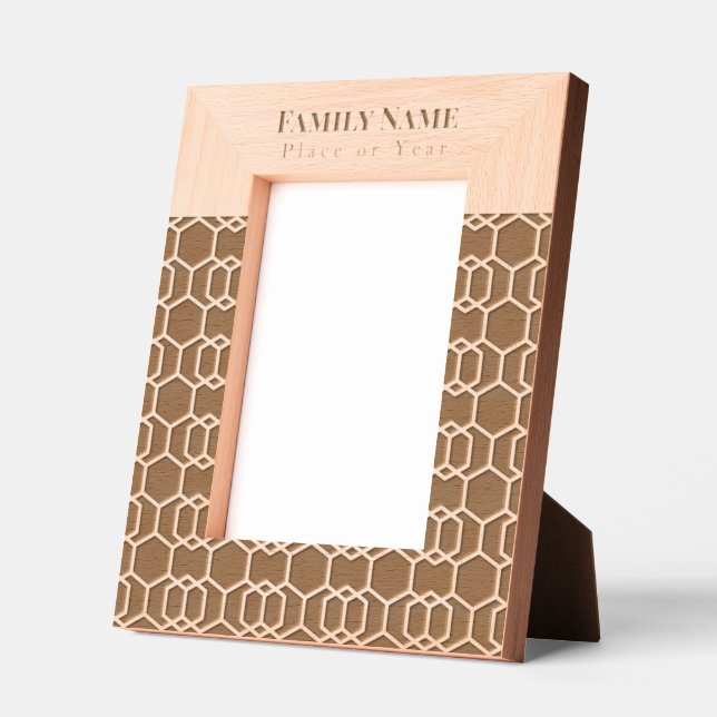 Modern Repeat Pattern  Etched Frames (Left)