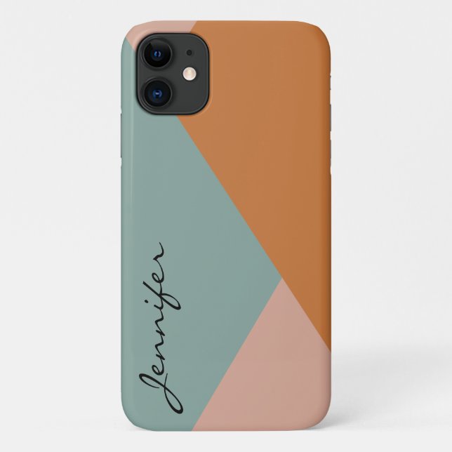 Modern Retro Abstract Case-Mate iPhone Case (Back)