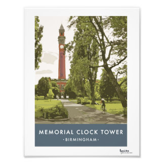 Modern Retro Birmingham Poster