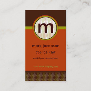 Modern-Retro Business Card