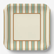 Modern Retro Chilli Lime Stripe