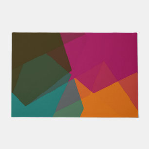 Modern Retro Colours Geometric #18 Doormat