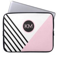 Modern Retro Geometric Pop Art and Monogram