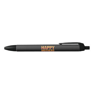  Modern Retro Happy Mothers Day Black Ink Pen