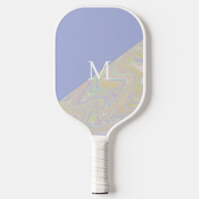 Modern Retro Mashup Pickleball Paddle (Front)