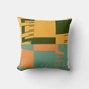 Modern Retro Mosaic Pattern Cushion