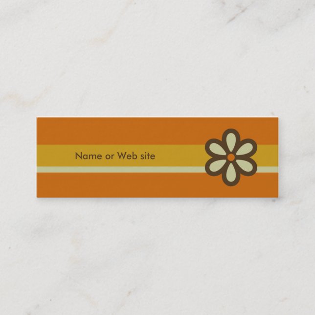 Modern Retro Profile Card - Social Networking Card (Front)