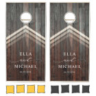 Modern Retro Rustic Custom Names Wedding