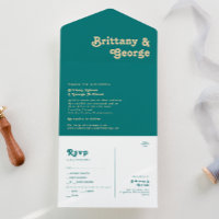 Modern Retro | Teal Seal and Send