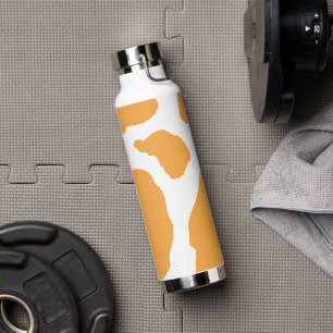 Modern Retro wild animal texture Water Bottle