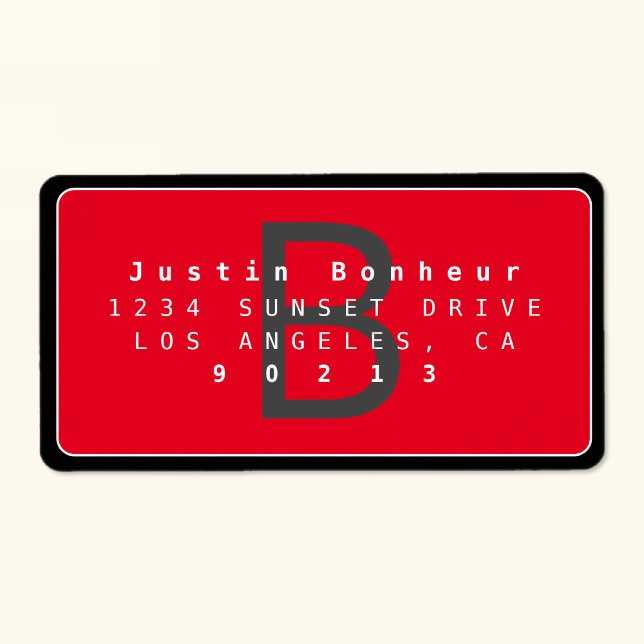 Modern Return Address Label (Creator Uploaded)