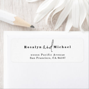 Modern Return Address Labels